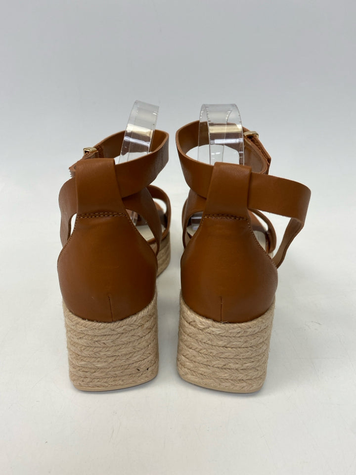 NWOT Franco Sarto  Size 9.5 Cognac Sandals