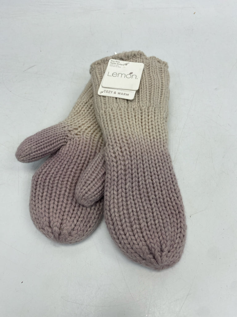 NWT Cream Lavender Ombre Winter Gloves
