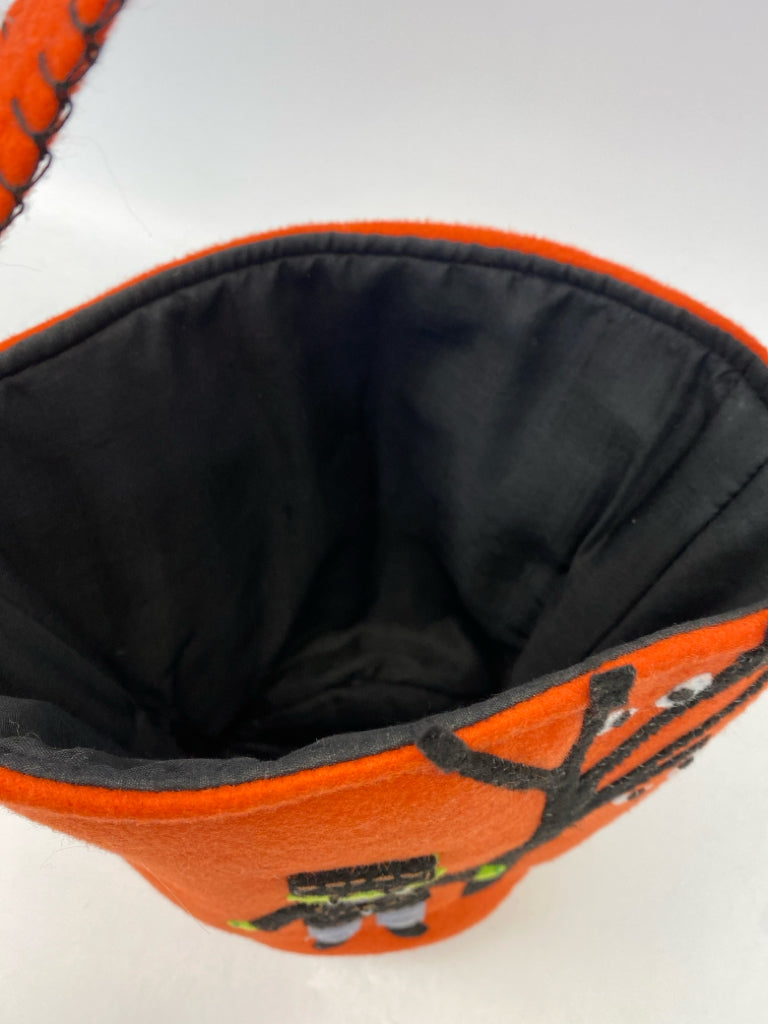 Pottery Barn Kids Orange Black/Green Felt Halloween