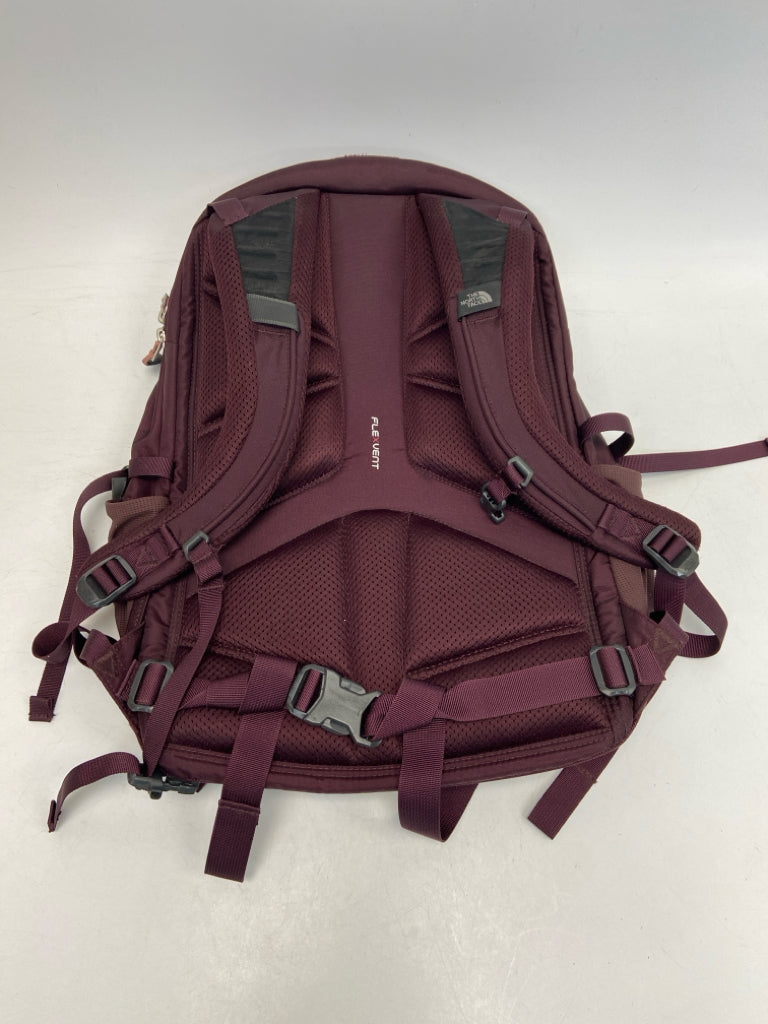 North Face Burgundy Backpack