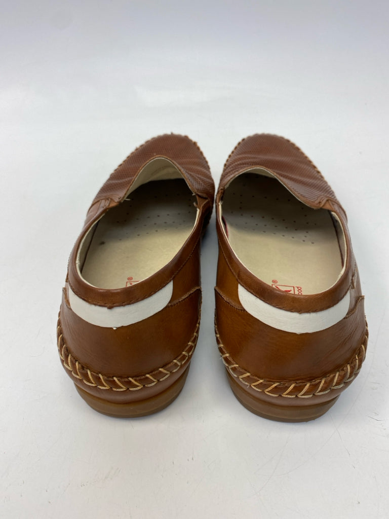 Pikolinos Size 43 Brown Perforated Men&