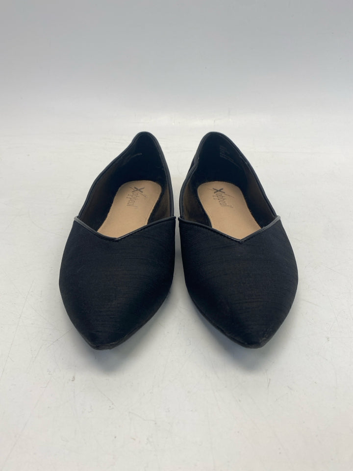 US Shoe Size 7.5 Black Flats