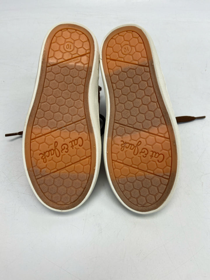 NWOT Cat &amp; Jack SIZE 10 Brown Lace-Up Boy&