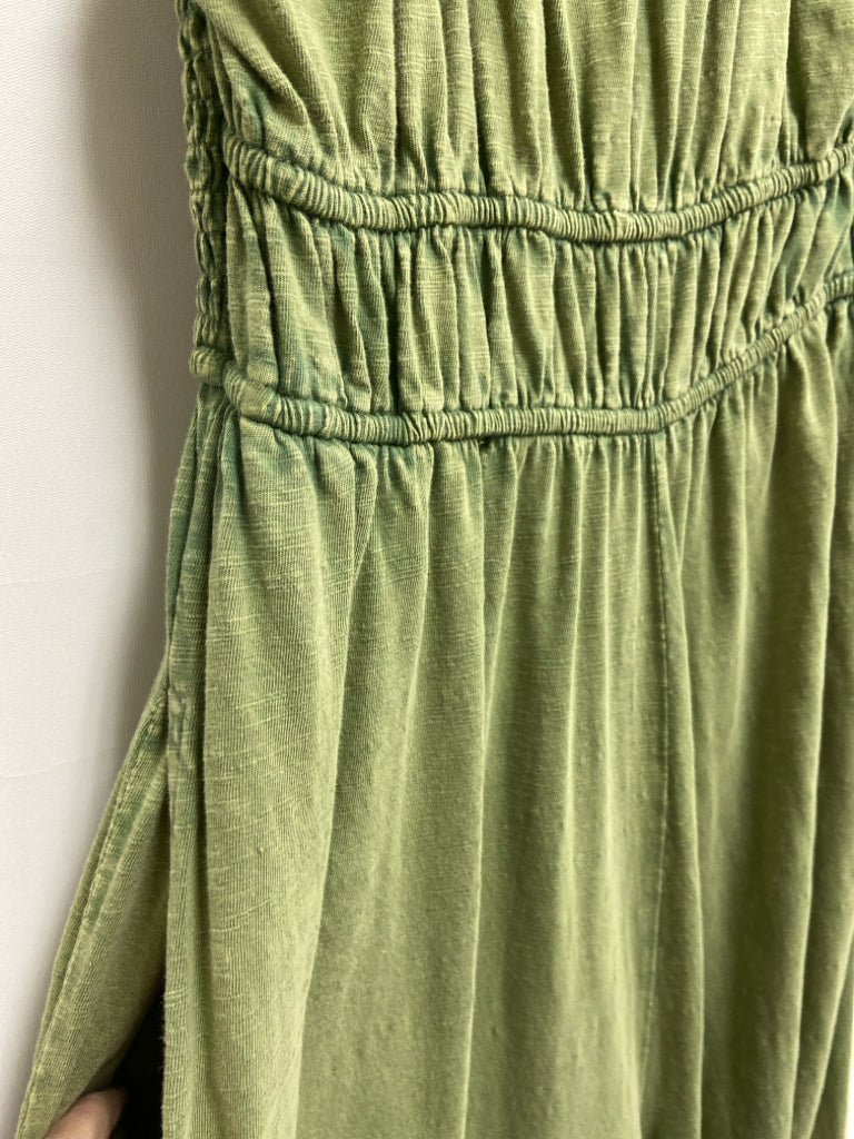 Anthropologie Size S Faded Green Sleeveless Ladies Jumpsuit