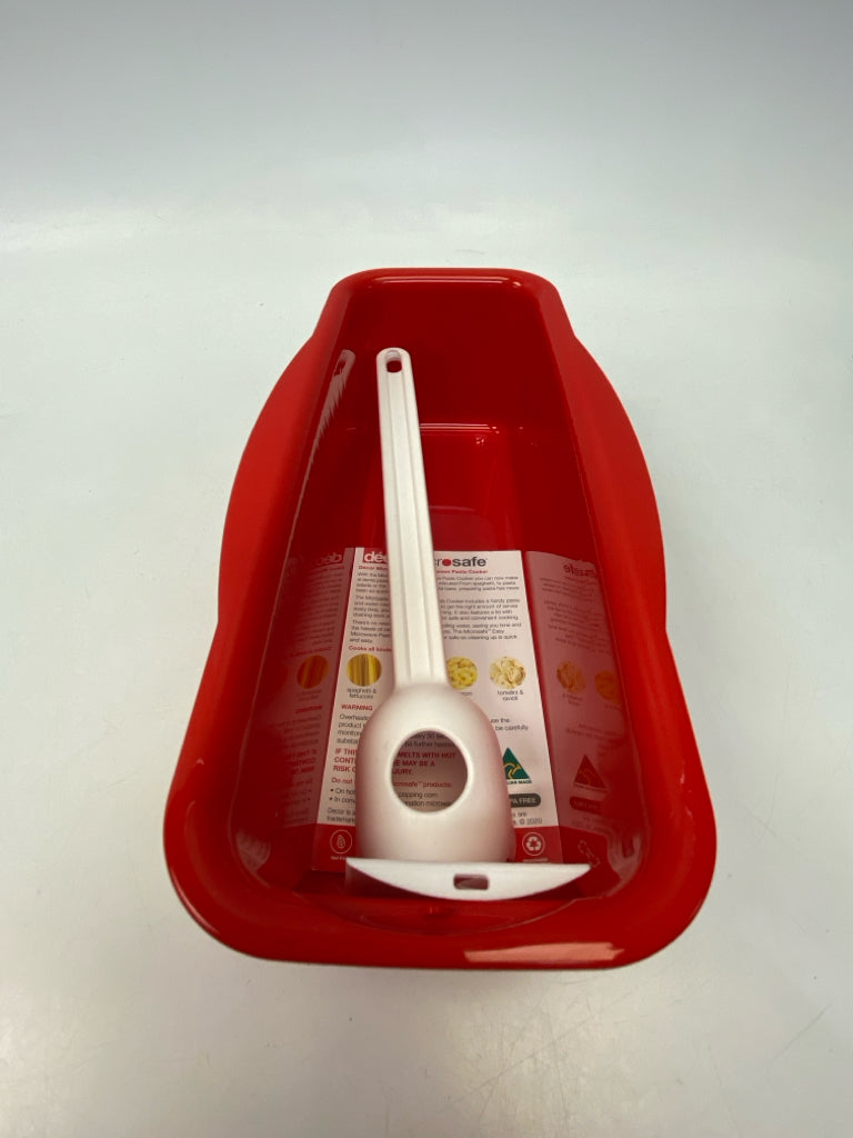 Lock &amp; Lock Red Clear Storage Container