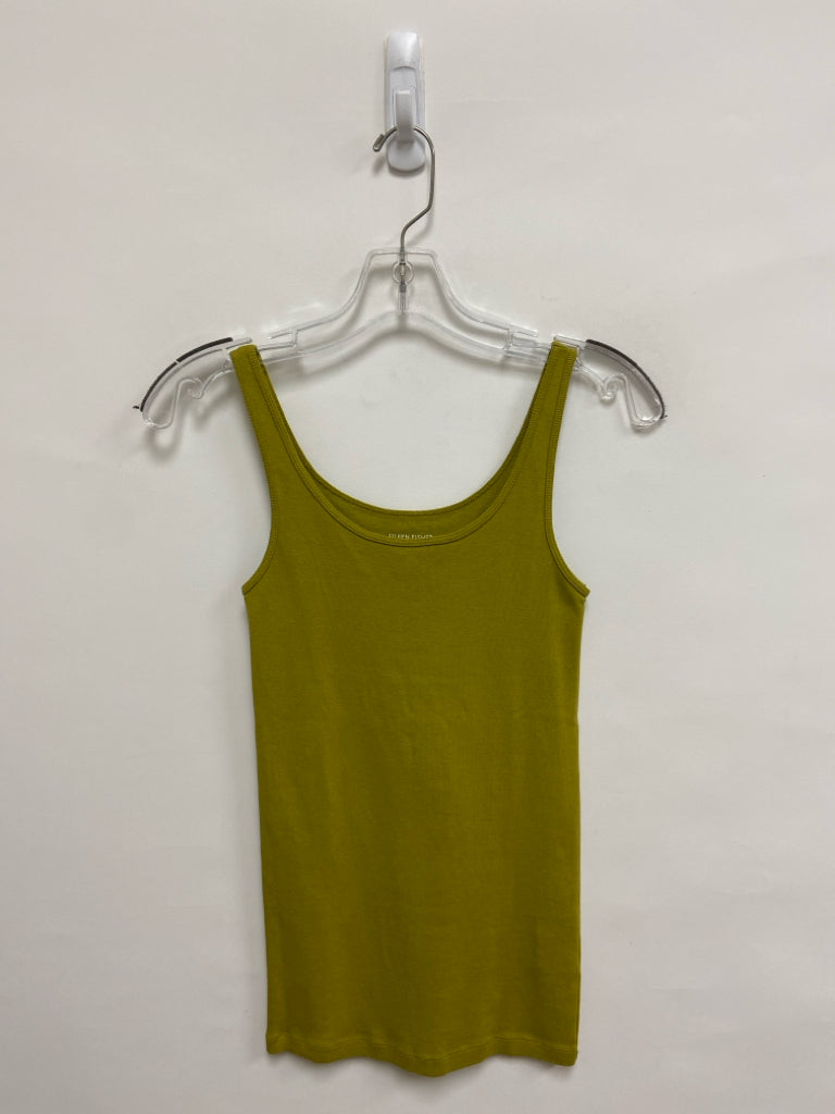 Eileen Fisher Size XS Chartreuse Tank Ladies Top