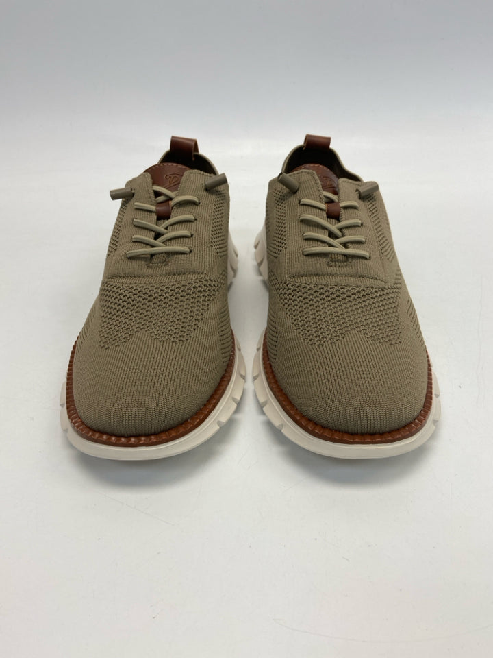 NWOT Breeze Size 43 Brown Lace-Up Knit Men&