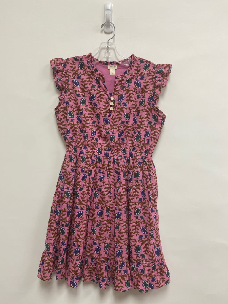 Crew Cuts SIZE 10 Pink Brown/Blue Flowers Girl&