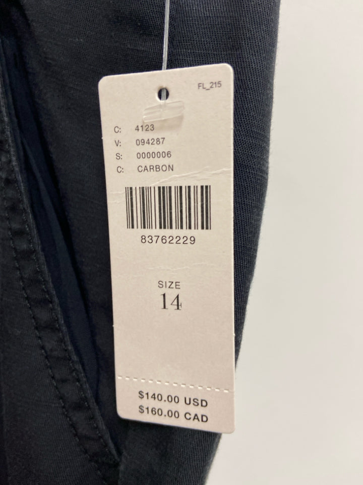 NWT Anthropologie Size 14 Black Cargo Ladies Pants