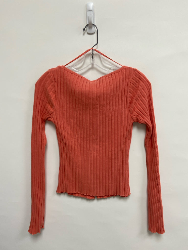 NWT Free People Size S Coral Texture Cardigan Ladies Top