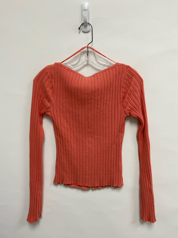 NWT Free People Size S Coral Texture Cardigan Ladies Top
