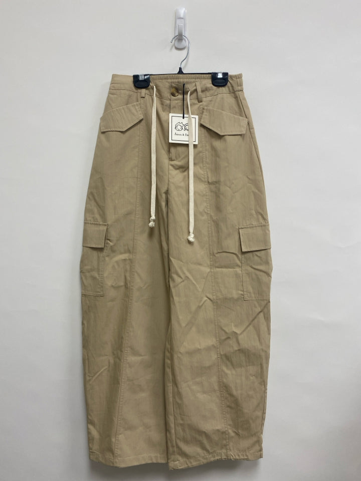 NWT Size S Khaki Wide Leg Ladies Pants