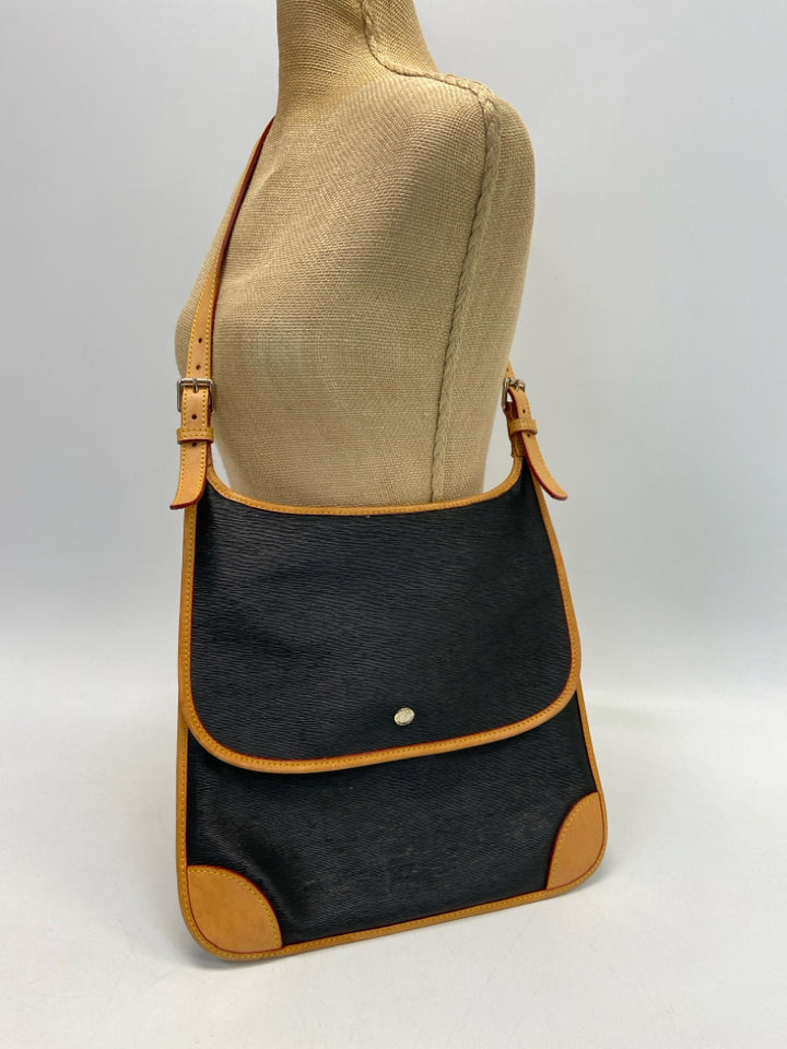 Dooney &amp; Bourke Black Brown Crossbody
