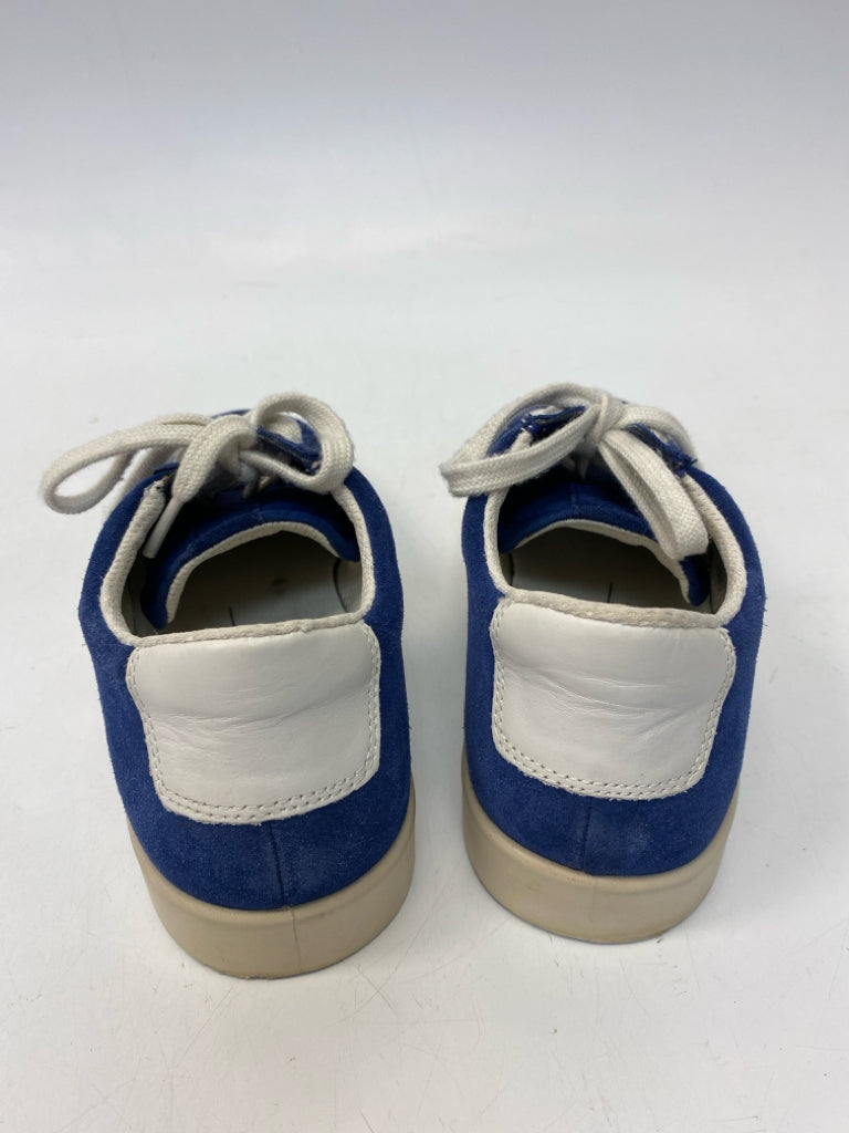 Ecco US Shoe Size 8 Blue Lace-up Sneakers