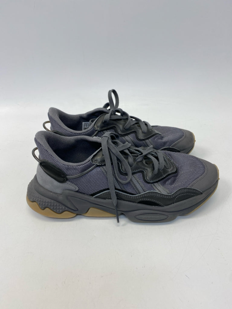 Adidas Size 10.5 Dark Gray Lace-Up Men&