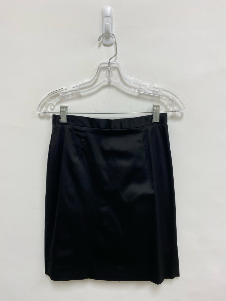 GEMMA KAHNG Size 8 Black Jeweled Button Up Ladies 2pc Skirt