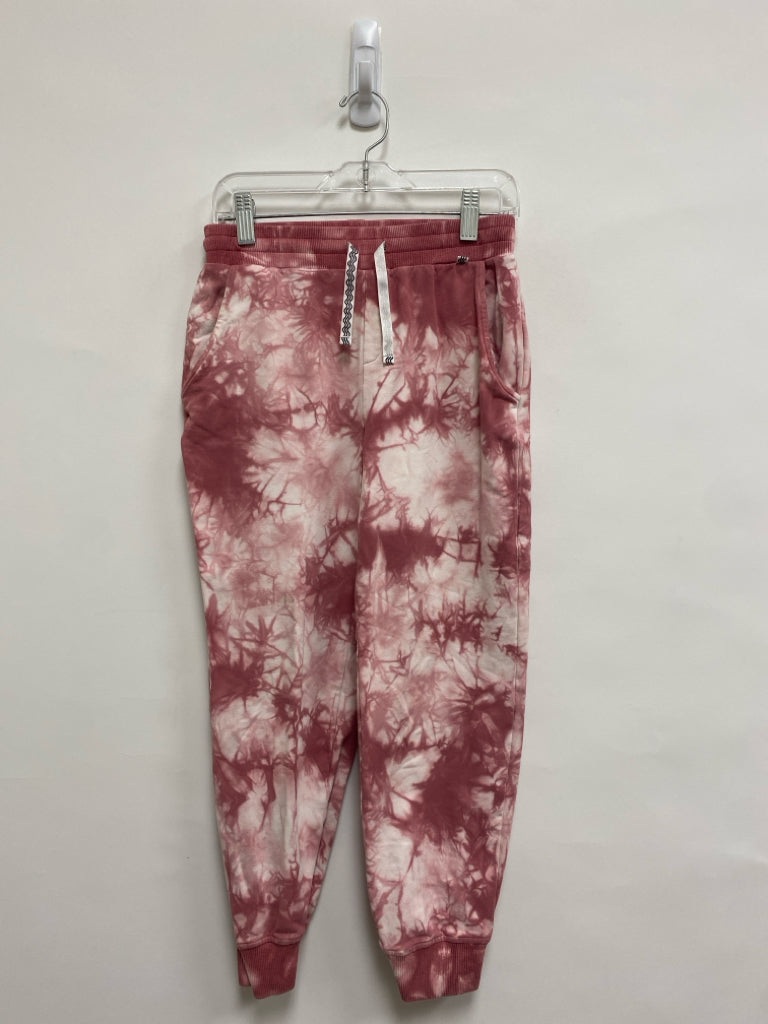 Size 8 Pink White Tie Dye Ladies Sweatpant