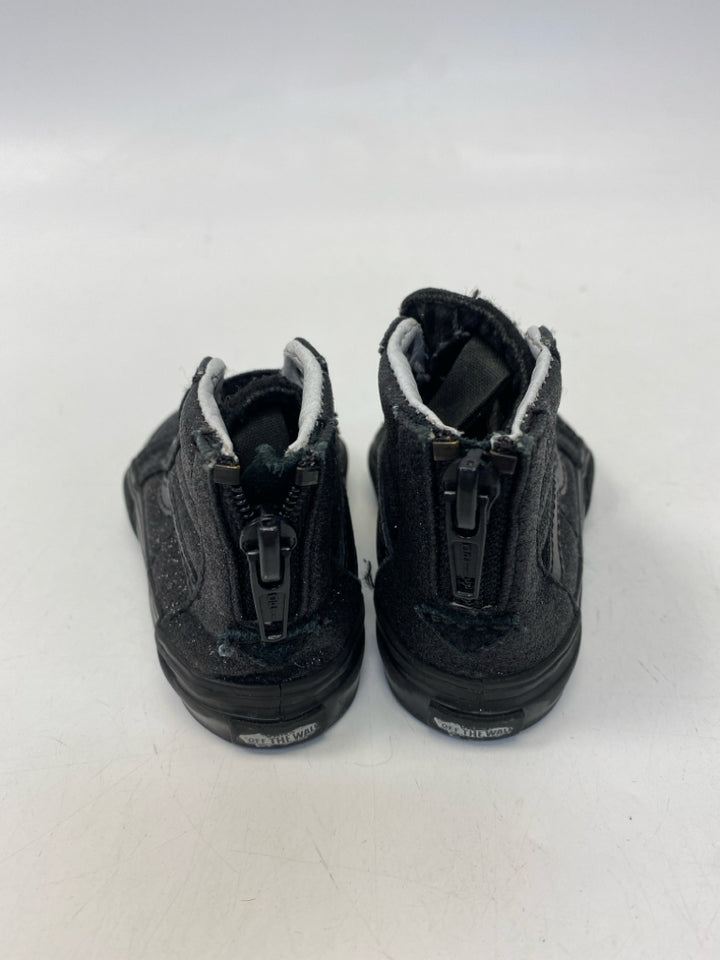 Vans SIZE 4 Black Shimmery Girl&