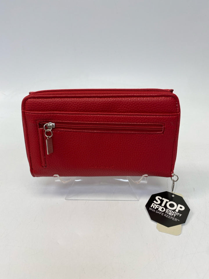 NWT Kim Rogers Red Wallet