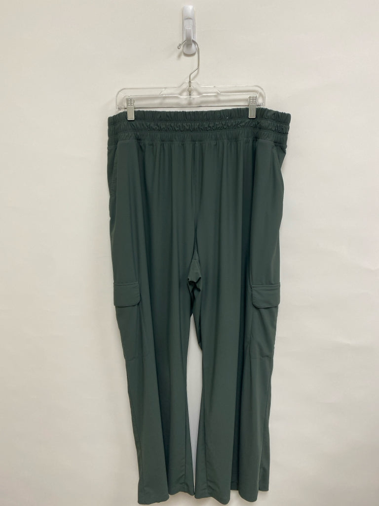 Old Navy  SIZE  2X Dark Green Wide Leg Plus Size Athletic Pants
