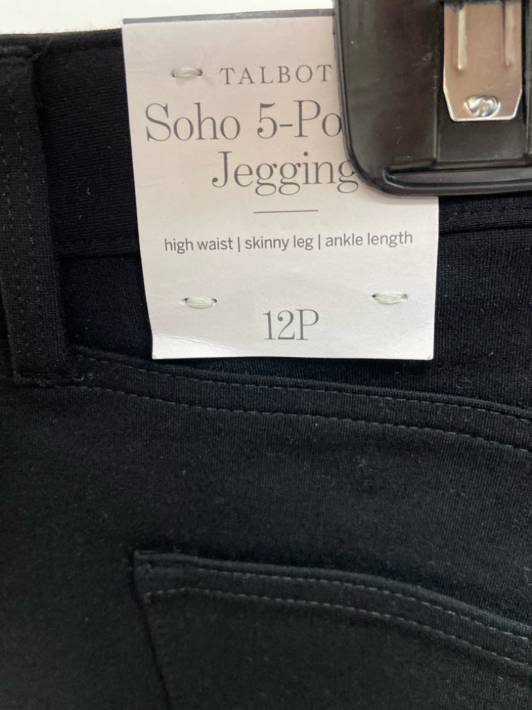 NWT Talbots Size 12P Black Petite Pants