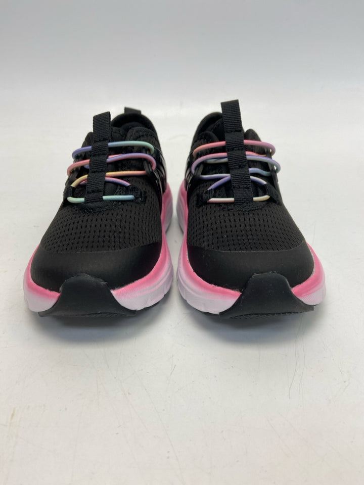 ATHLETIC WORKS SIZE 8 Black Multi Color Girl&