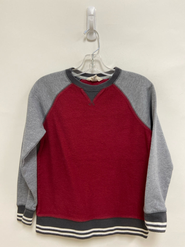 Lands End SIZE 8 Gray Red Boy&