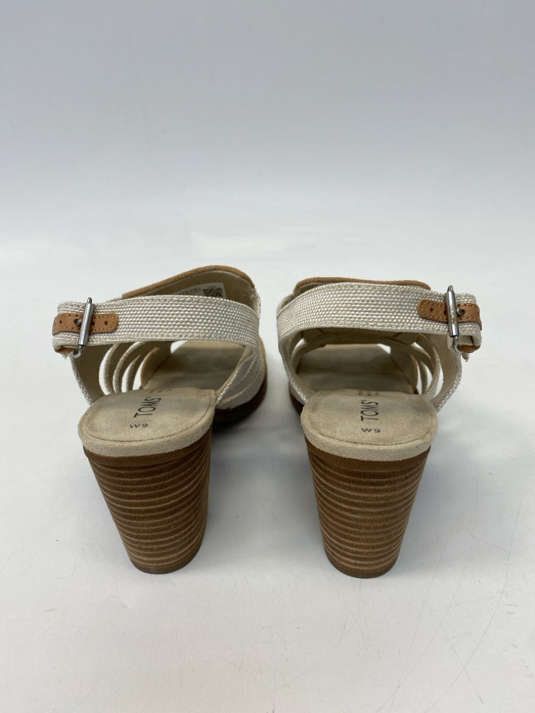 NWOT Toms  Size 9 Tan Sandals