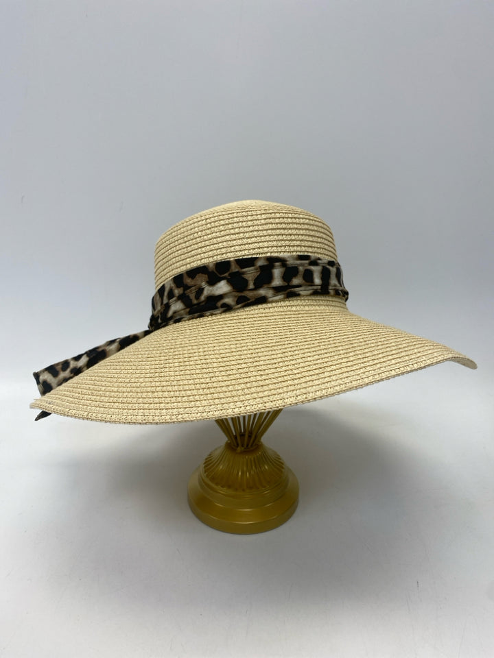 Natural Black/Brown Animal Print Misc. Hat