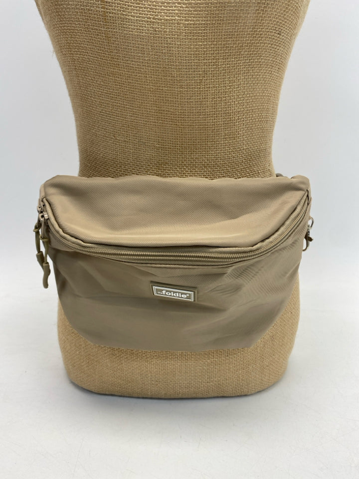 foldie Brown Nylon Belt Bag