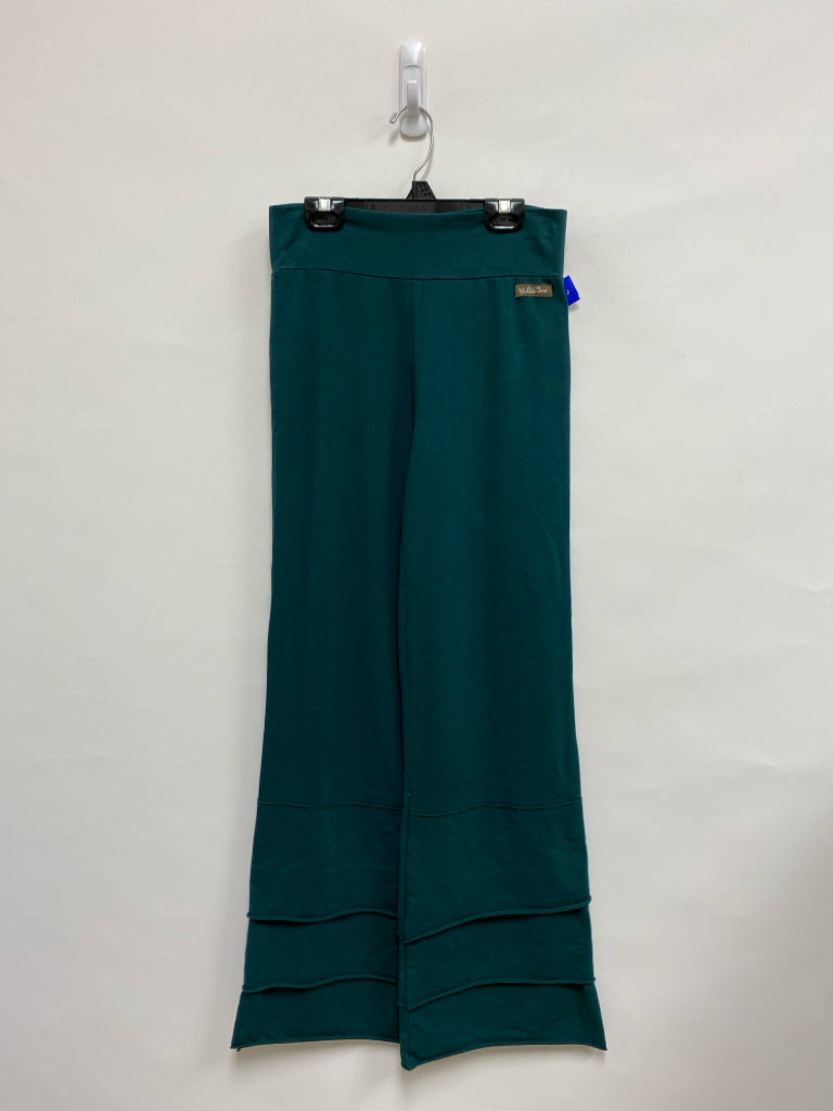 Matilda Jane Size M Dark Green Wide Leg Ladies Pants