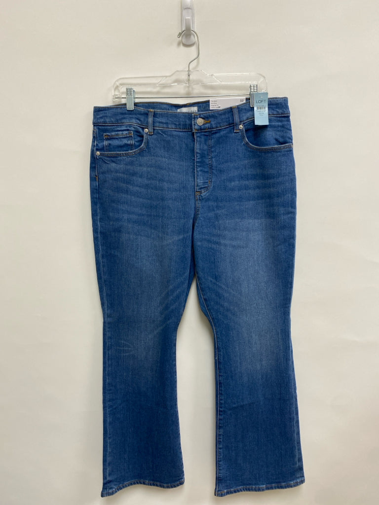NWT LOFT Size 14P Blue Denim Petite Jeans