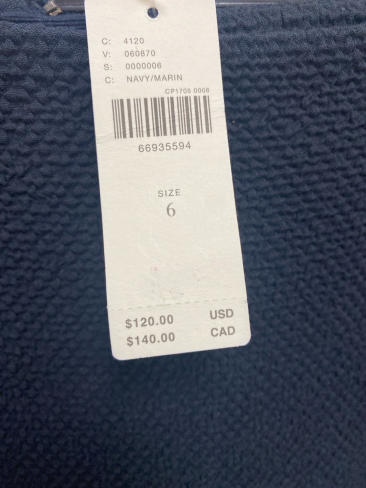 NWT Maeve Size 6 Navy Texture Ladies Skirt