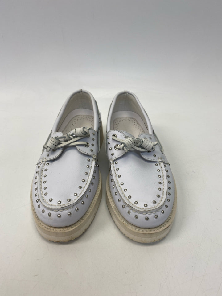 Rebecca Minkoff  Size 8.5 White Studded Flats