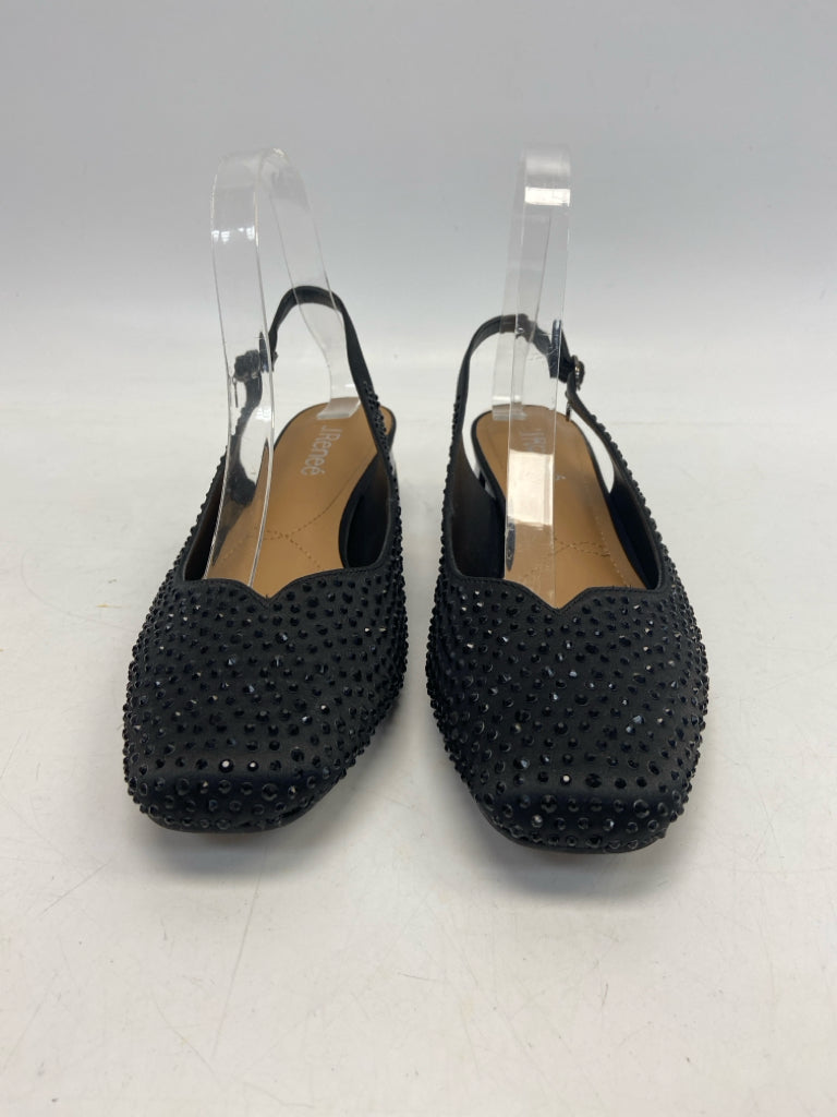 NWOT J. Renee US Size 9.5 Black Rhinestone(s) Heels