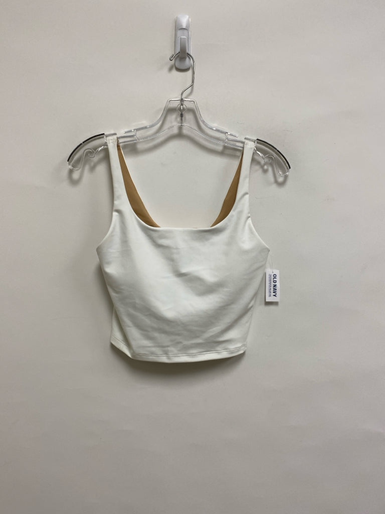 NWT Old Navy Size M White Sleeveless Athletic Top