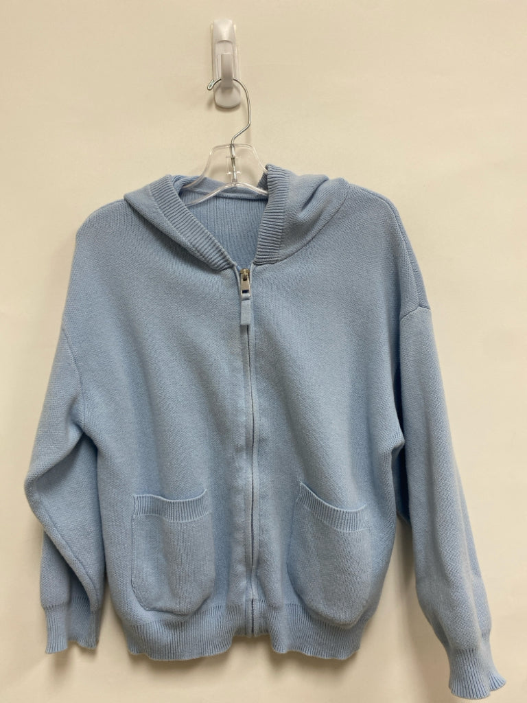 SIZE 6 Pale Blue Zip Down Knit Girl&