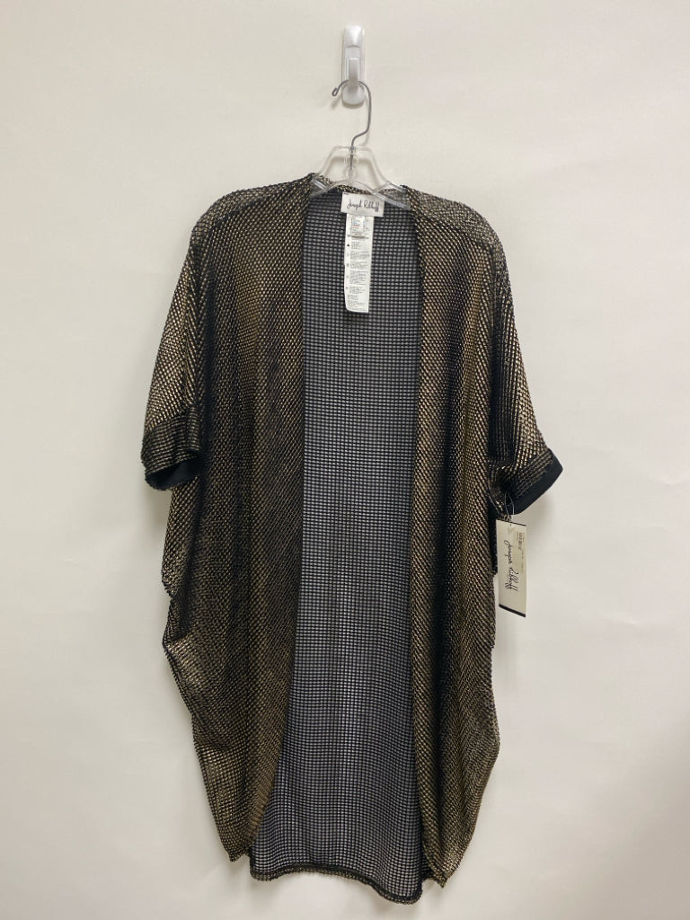 NWT joseph ribkoff Size S Black Gold Texture Ladies Sweater