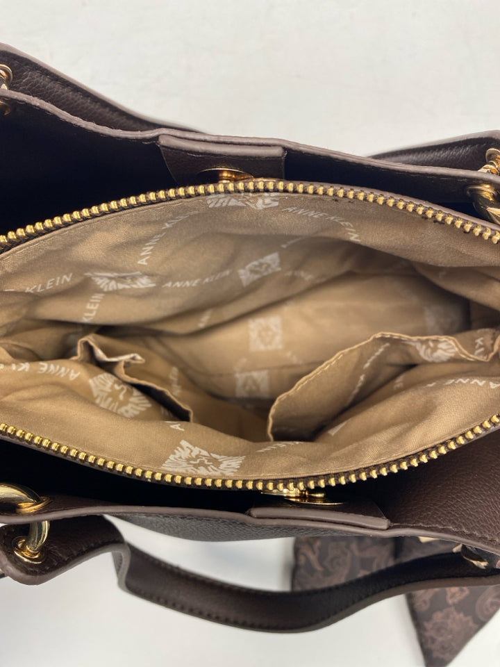 Anne Klein Dark Brown Handbag