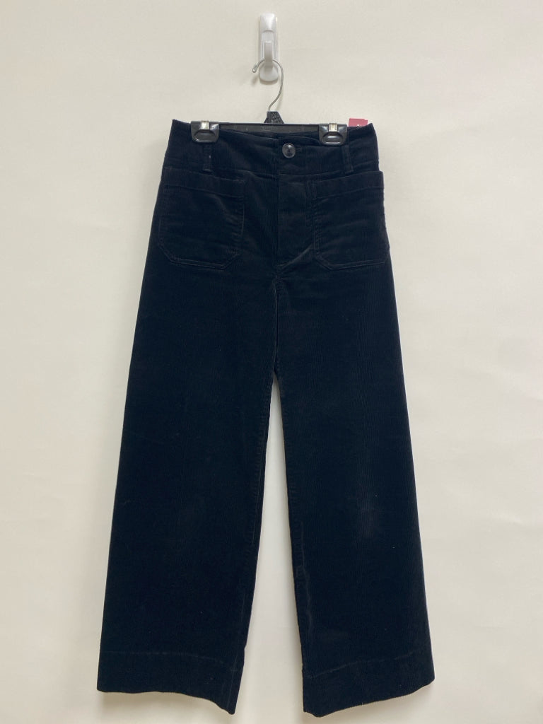 Maeve Size 24 Black Wide Leg Corduroy Ladies Pants