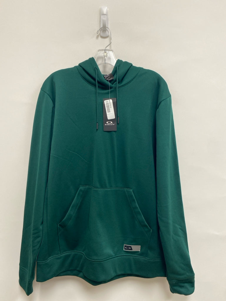 NWT Oakley Size M Dark Green Hooded Men&