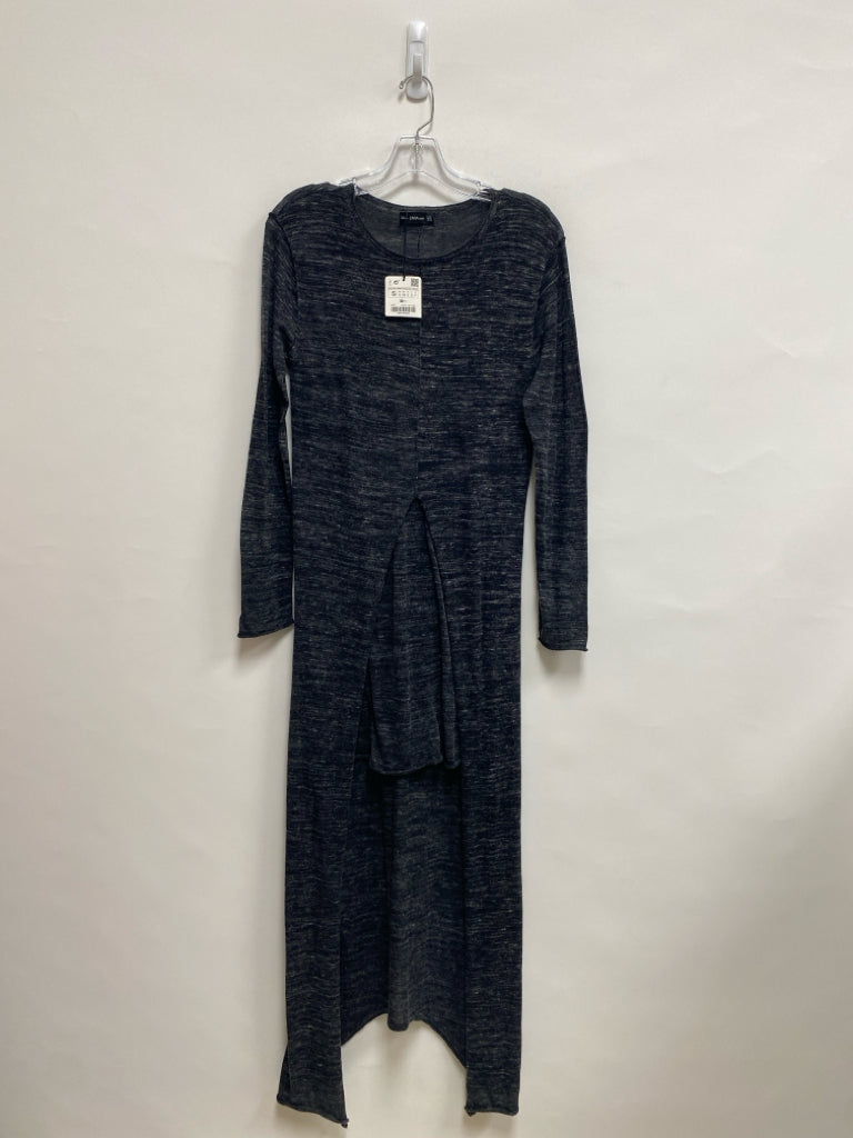 NWT Zara Size S Dark Gray Mottled Maxi Ladies Dress