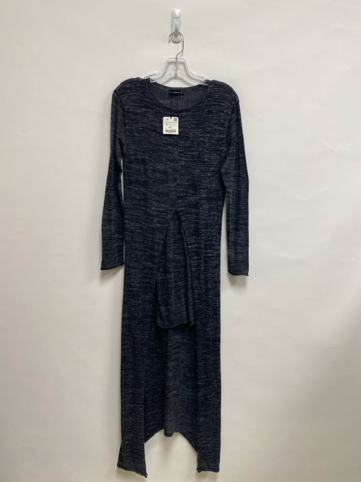 NWT Zara Size S Dark Gray Mottled Maxi Ladies Dress