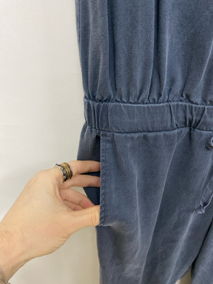 Cloth &amp; Stone Size S Charcoal Sleeveless Ladies Jumpsuit