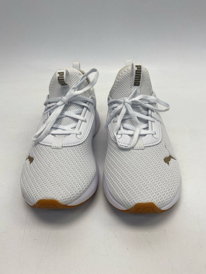 NWOT Puma  Size 7 White Lace-up Sneakers