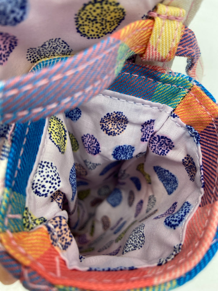 NWT Vera Bradley Multi-Color Checkered Fabric Crossbody