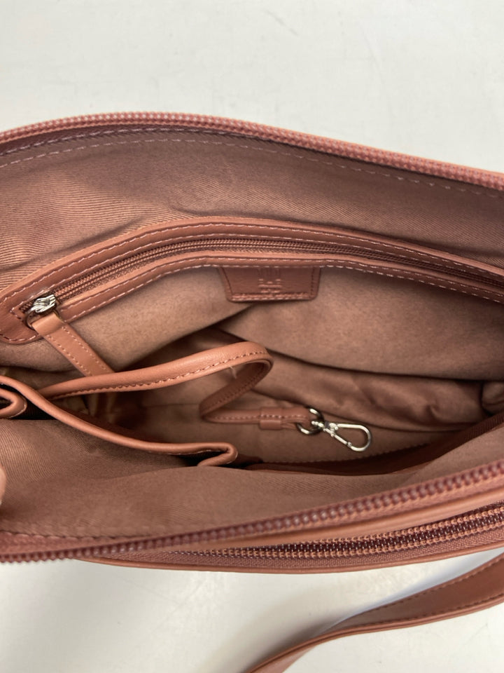 Dark Salmon Crossbody