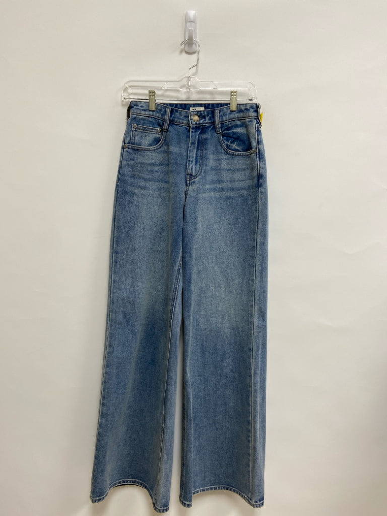Billabong Size 25 Faded Blue Wide Leg Ladies Jeans