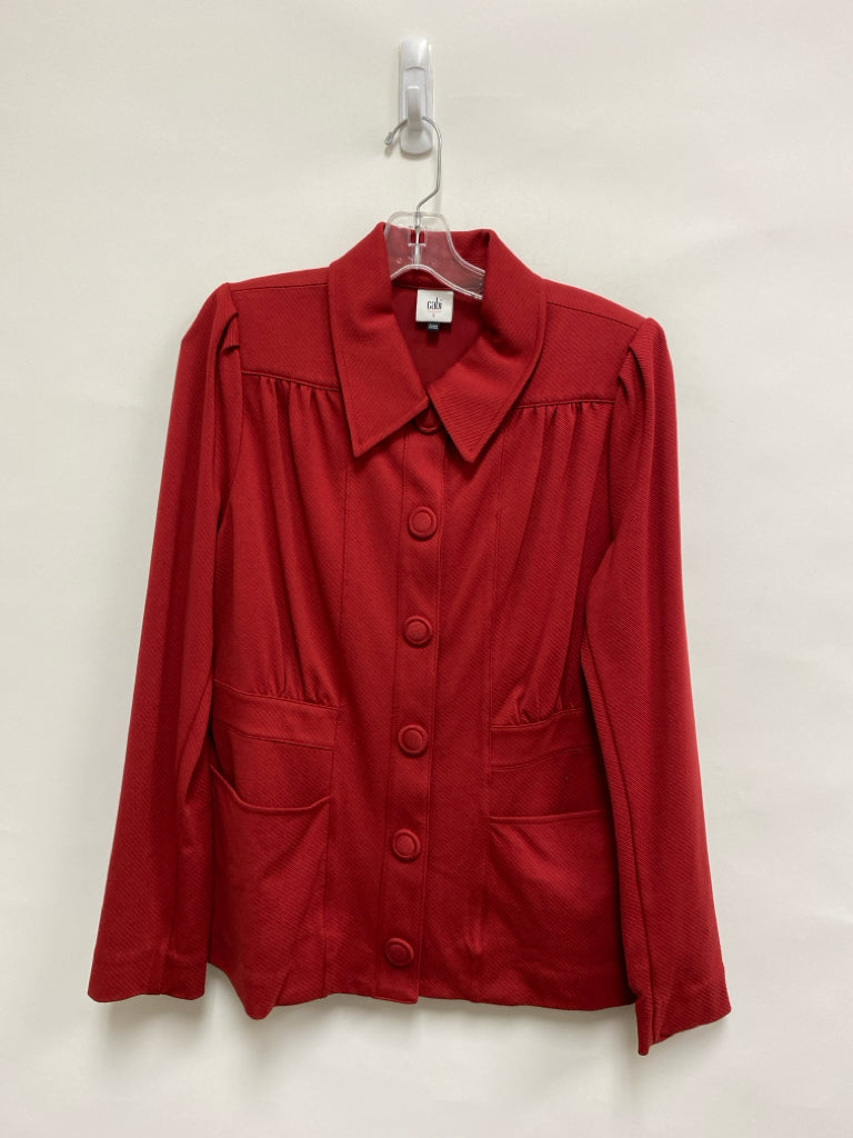 Cabi Size L Red Ladies Jacket