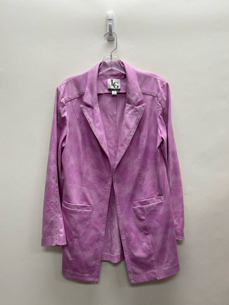 Size 10 Lilac Faux Leather Ladies Jacket